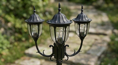 Lampa ogrodowa stojąca K-7007A2/3N CZARNY z serii VASCO 7
