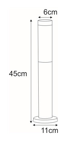 Lampa ogrodowa stojąca K-LP231-450 z serii ANICA 8