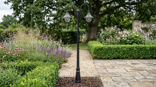 Lampa ogrodowa stojąca K-8132 CZARNY z serii BOSTON 2