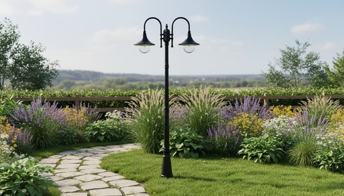 Lampa ogrodowa stojąca K-8132 CZARNY z serii BOSTON 4