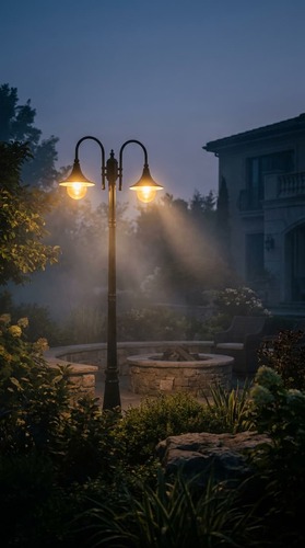 Lampa ogrodowa stojąca K-8132 CZARNY z serii BOSTON 6