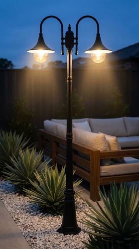 Lampa ogrodowa stojąca K-8132 CZARNY z serii BOSTON 8