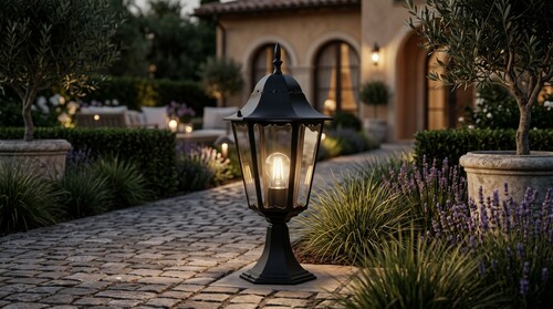 Lampa ogrodowa stojąca K-5006S CZARNY z serii LOZANA 3
