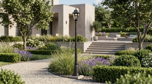 Lampa ogrodowa stojąca K-7064A/1 CZARNY z serii STANDARD 2