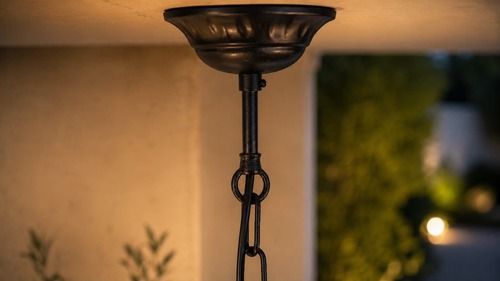 Lampa ogrodowa wisząca K-5006H CZARNY z serii LOZANA 7