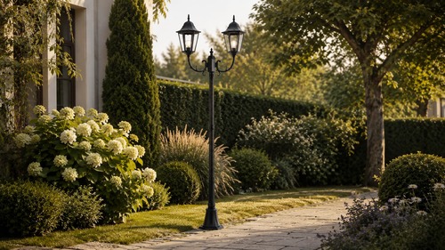Garden standing lamp K-7006A2/2 BLACK - LOZANA 4