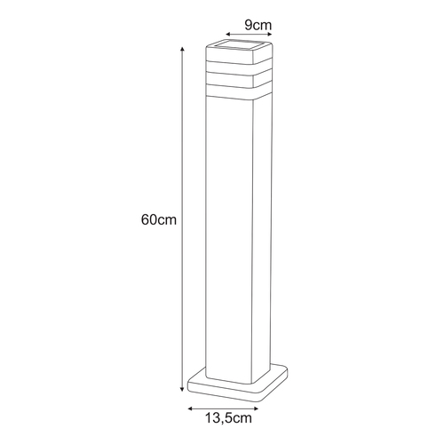 Lampa ogrodowa stojąca K-8208 z serii TAMIZA 8