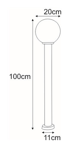 Garden standing lamp K-LP270-1000 - ANA 9