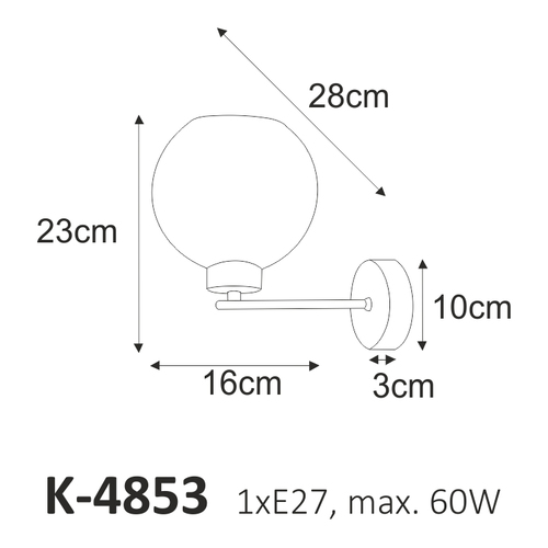 Wall lamp K-4853 - ALDAR 9