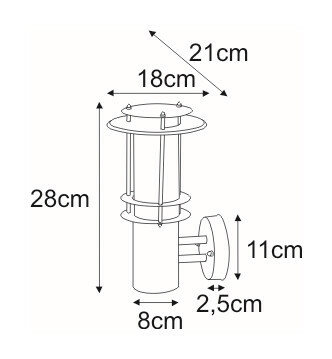 Kinkiet K-LP238A z serii TARES 8
