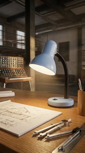 Lampka biurkowa K-MT-203 TURKUSOWY z serii CARIBA 6