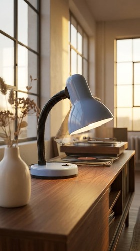 Lampka biurkowa K-MT-203 TURKUSOWY z serii CARIBA 7