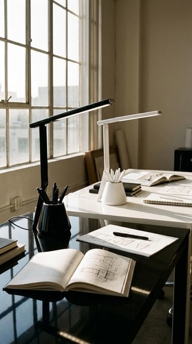 Lampka biurkowa K-BL1066 BIAŁY z serii KIKI 5