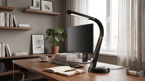 Lampka biurkowa K-BL1063 CZARNY z serii BERKANE 3