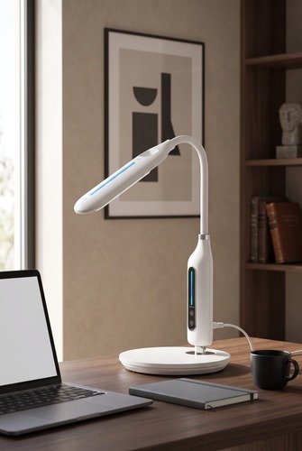 Lampka biurkowa K-BL1072 BIAŁY z serii MIDA 3