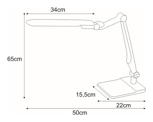 Desk lamp K-BL1207 SILVER - MICA 10