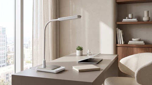 Lampka biurkowa K-BL1027 BIAŁY z serii IKA 3
