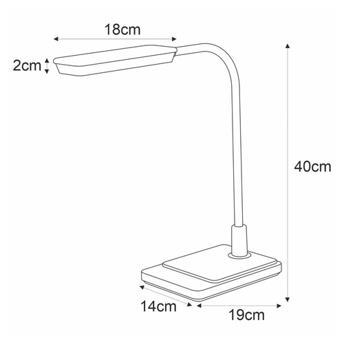 Lampka biurkowa K-BL1027 BIAŁY z serii IKA 8