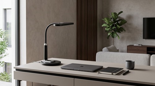 Lampka biurkowa K-BL1185 CZARNY z serii DAFI 2
