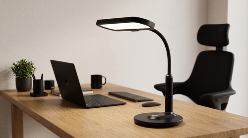 Lampka biurkowa K-BL1185 CZARNY z serii DAFI 3