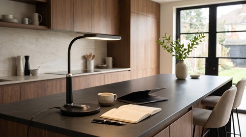Lampka biurkowa K-BL1185 CZARNY z serii DAFI 6