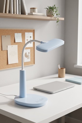 Lampka biurkowa K-BL1521 NIEBIESKI z serii MILO 2