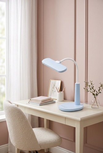 Lampka biurkowa K-BL1521 NIEBIESKI z serii MILO 4
