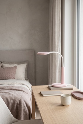 Lampka biurkowa K-BL1521 RÓŻOWY z serii MILO 5