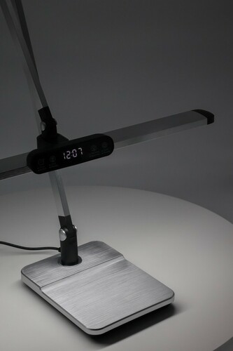 Lampka biurkowa LED K-BL1321 SREBRNY z serii ARES 6
