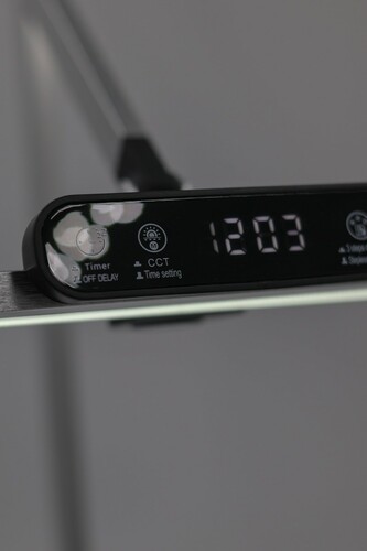 Lampka biurkowa LED K-BL1321 SREBRNY z serii ARES 7