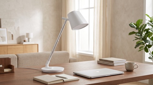 Lampka biurkowa LED K-BL1527 BIAŁY z serii BOLEK 2