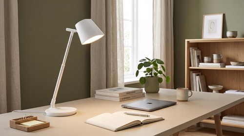 Lampka biurkowa LED K-BL1527 BIAŁY z serii BOLEK 3