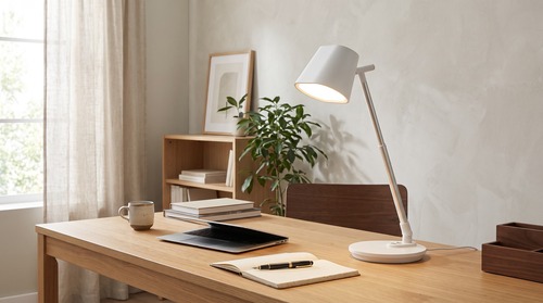 Lampka biurkowa LED K-BL1527 BIAŁY z serii BOLEK 4