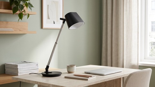 Lampka biurkowa LED K-BL1527 CZARNY z serii BOLEK 2