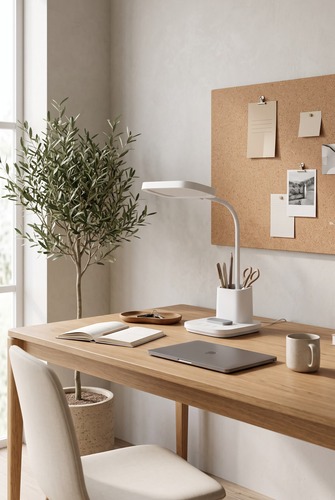 Lampka biurkowa LED K-BL1301 BIAŁY z serii TOLA 3