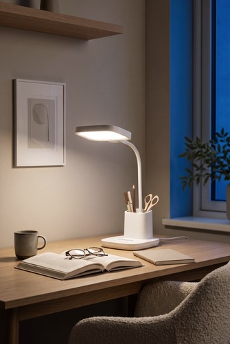 Lampka biurkowa LED K-BL1301 BIAŁY z serii TOLA 4