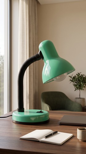 Lampka biurkowa K-MT-203 ZIELONY z serii CARIBA 2