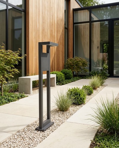Lampa ogrodowa stojąca K-8252 z serii BERGAMO GREY 2
