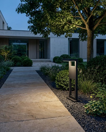 Lampa ogrodowa stojąca K-8254 z serii BERGAMO 4