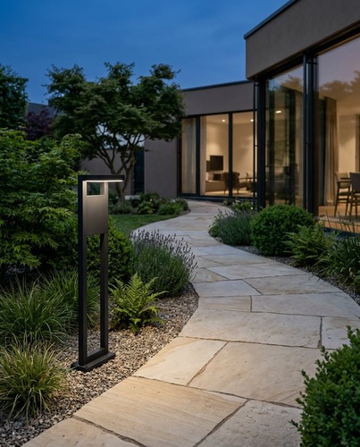 Lampa ogrodowa stojąca K-8255 z serii BERGAMO 4