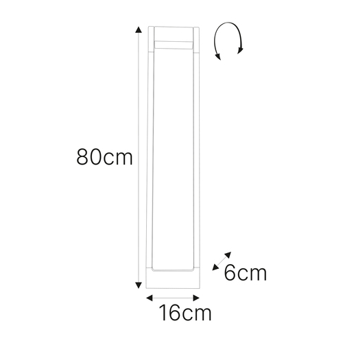 Lampa ogrodowa stojąca K-8262 z serii NOVARA 6