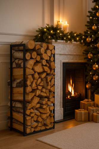 Duży stojak na drewno KS-12 WOOD L - KAJA HOME 3