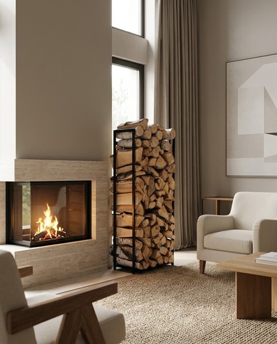 Duży stojak na drewno KS-12 WOOD L - KAJA HOME 4