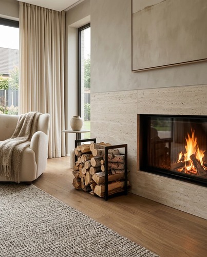 Niski stojak na drewno KS-14 WOOD S - KAJA HOME 2