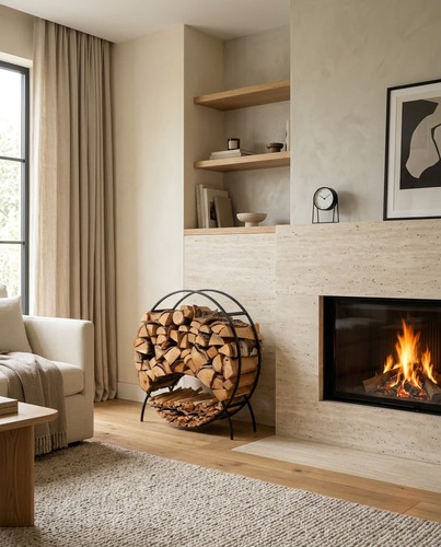 Stojak na drewno KS-20 STOJAK WOOD RING L z serii KAJA HOME 2