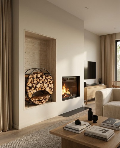 Stojak na drewno KS-20 STOJAK WOOD RING L z serii KAJA HOME 4