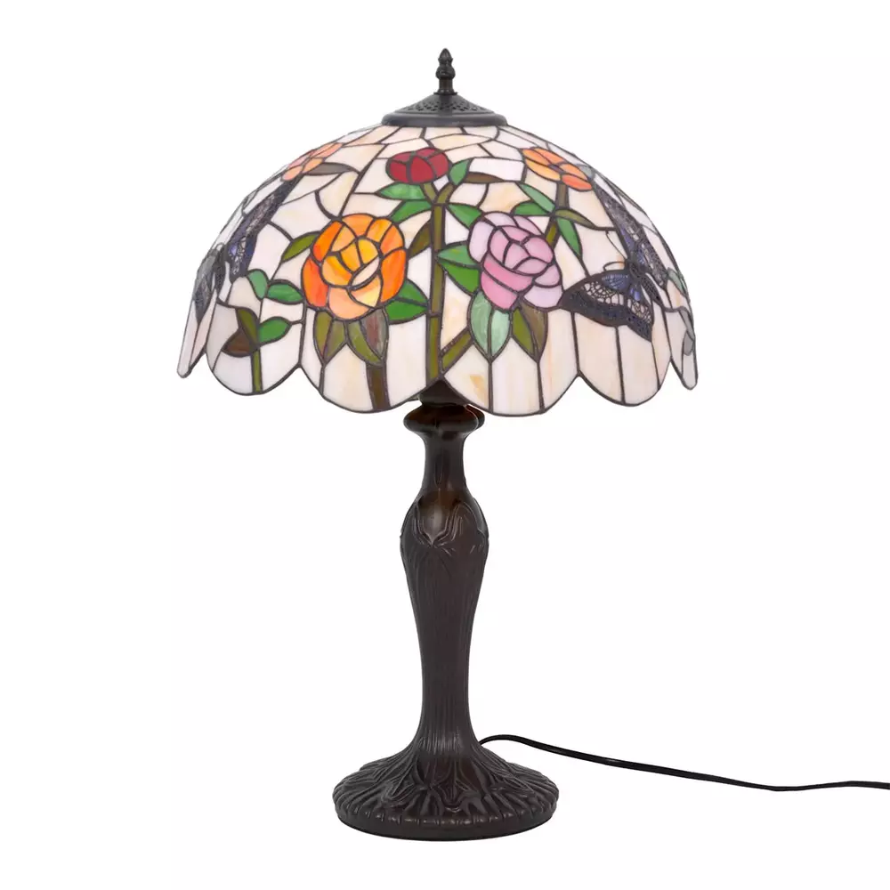 Duża lampka stołowa K-G16835 z serii ROSE 1