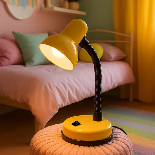 Lampka biurkowa K-MT-203 ŻÓŁTY z serii CARIBA 1