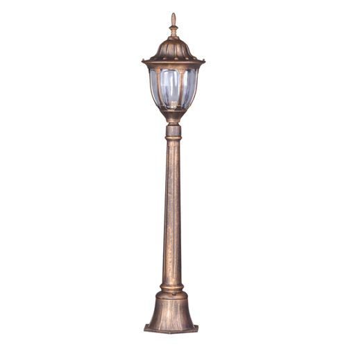 Lampa ogrodowa stojąca K-6007A/L CZARNY/ZŁOTY z serii VASCO 1