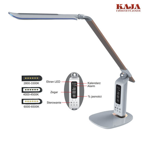 Lampka biurkowa K-BL1230 ZŁOTY z serii LIANE 1